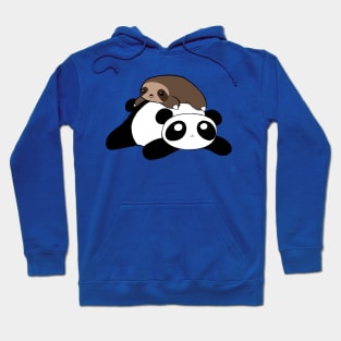 Little Sloth and Panda Hoodie